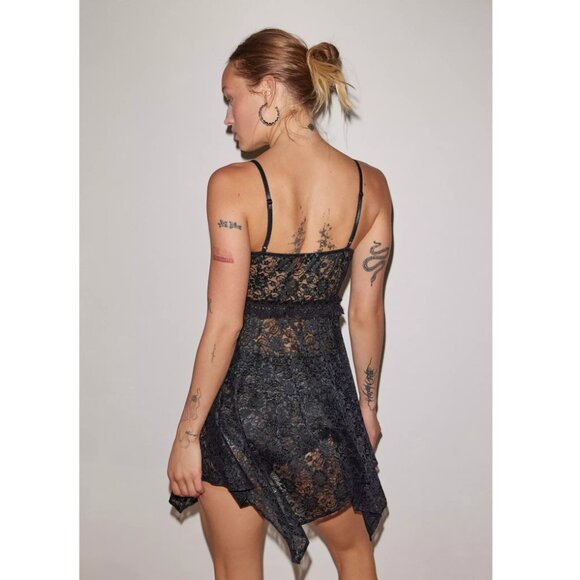 Urban Outfitters Out From Under Verity Lace Corset Slip Mini Dress - Picture 3 of 4